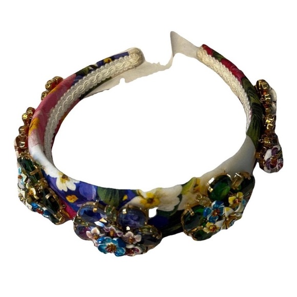 Dolce & Gabbana Multicolor Floral Headband - Picture 4 of 5